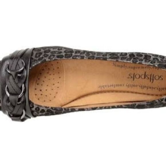 SOFTSPOTS Posie Pewter Slip On Loafer Flat Shoes - Picture 4 of 5